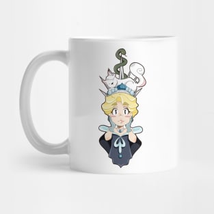 blonde lady charatcer Mug